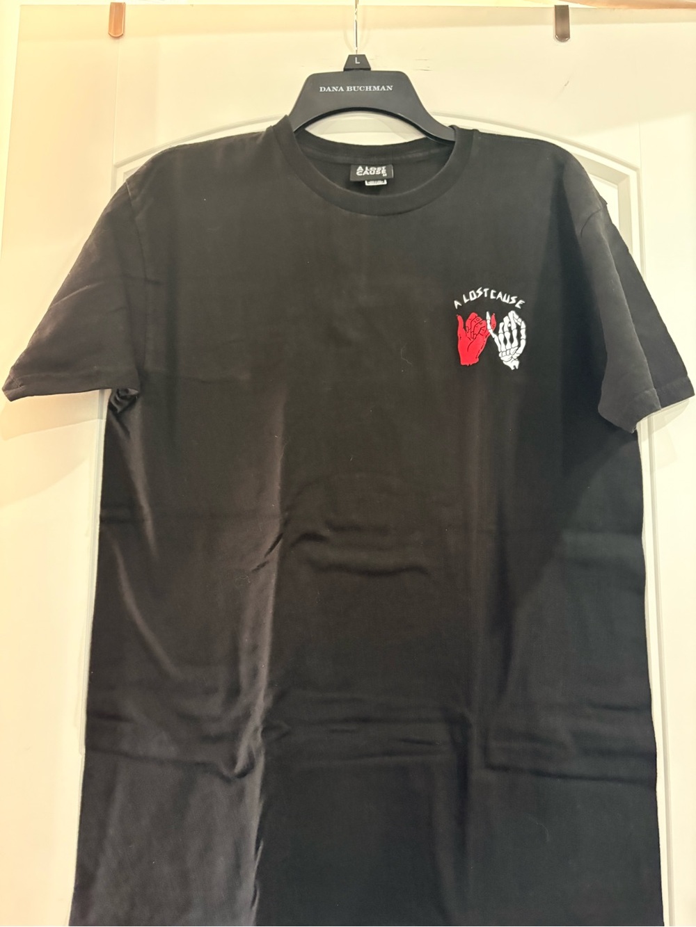 Black Graphic Pocket-Print Men's T-Shirt